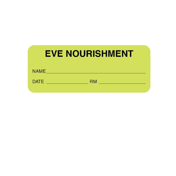 Nevs Eve Nourishment Label 7/8 x 1-5/8" D-4465 - main